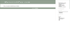 Desktop Screenshot of maverickpay.com
