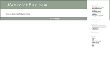 Tablet Screenshot of maverickpay.com